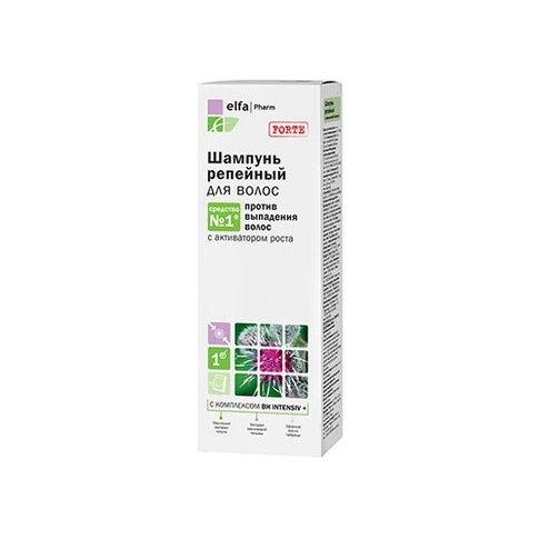 ЭЛЬФАФАРМ Репейный шампунь против выпадения 200мл