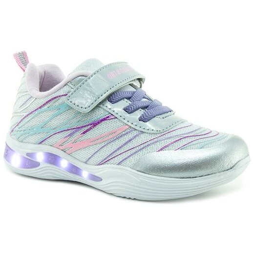 Кроссовки Orthoboom серебристый с абстракцией р.35 37054-05