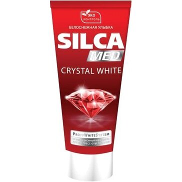 Паста зубная Silca med Cristal White Отбеливающая 100 г