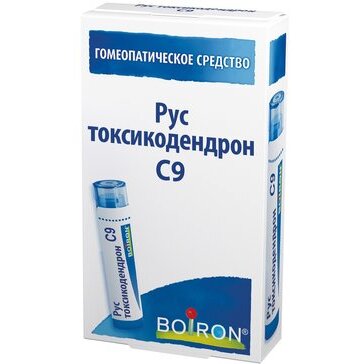 Рус токсикодендрон с9 гранулы гомеопатические 4 г