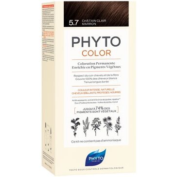 Краска Phyto Color Фитосольба для волос светлый каштан оттенок 5.7 1 шт.