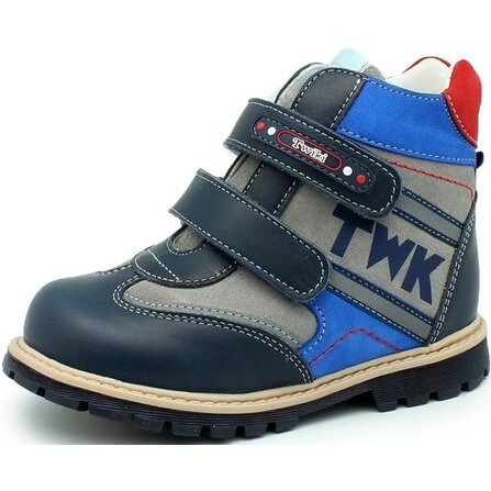 Тривес ботинки ортопед. малосложные 1-сине-серый размер 23 tw-321 утепленные