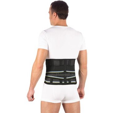 Тривес корсет ортопед. пояснично-крестцовый черный размер s/3 (70-83) ширина 25см т-1560