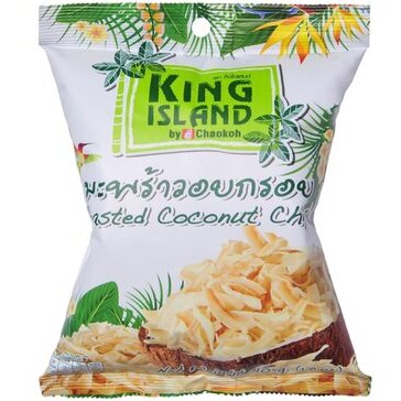 Чипсы King island кокосовые без добавок 40 г