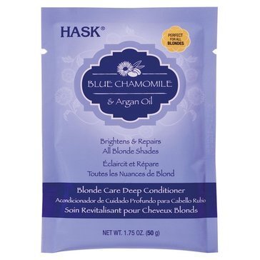 Маска для светлых волос Hask с экстрактом голубой ромашки и аргановым маслом 50 мл