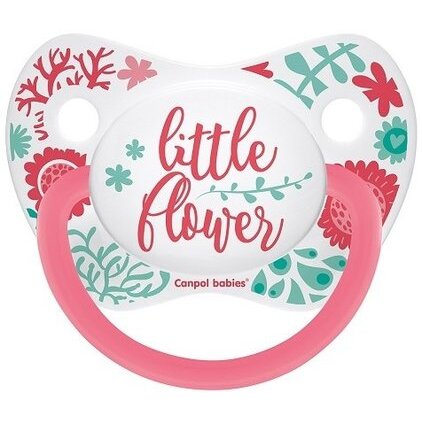 Пустышка 0-6мес силиконовая Canpol babies ортодонтическая коралловая 23/285 250989380 wild nature
