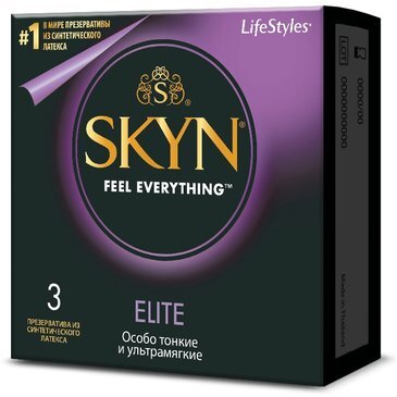 Life styles skyn elite презервативы гладкие особо тонкие 3 шт.