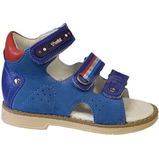 Тривес сандалеты ортопед. малосложные 1-голубой размер 21 tw-123 с открытым носком