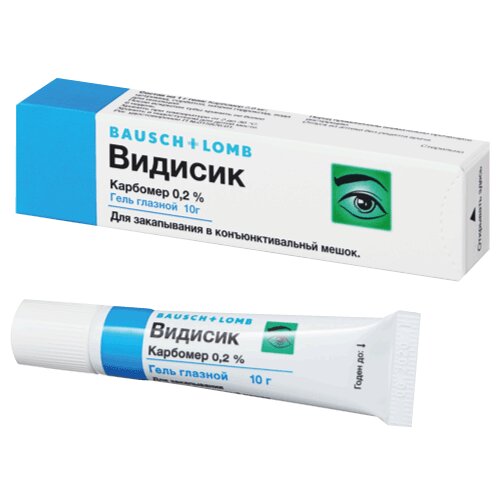 Видисик гель глазной 10 г
