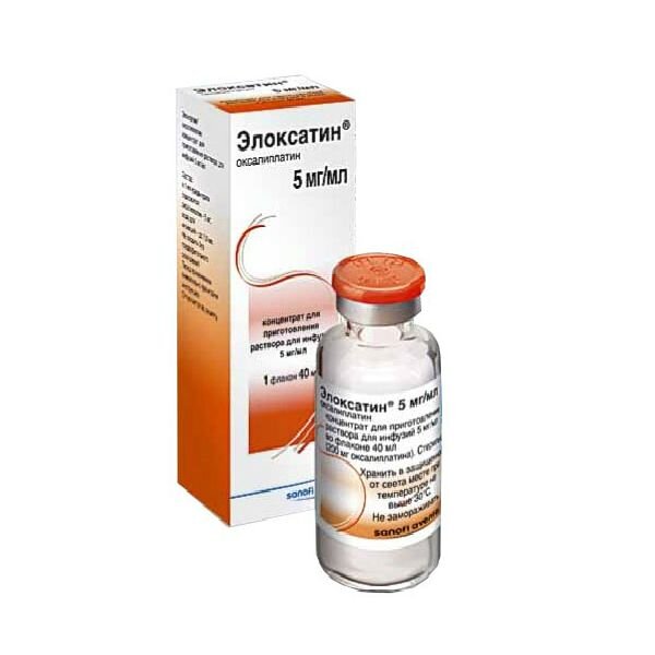Элоксатин концентрат для раствора 5 мг/мл 40 мл