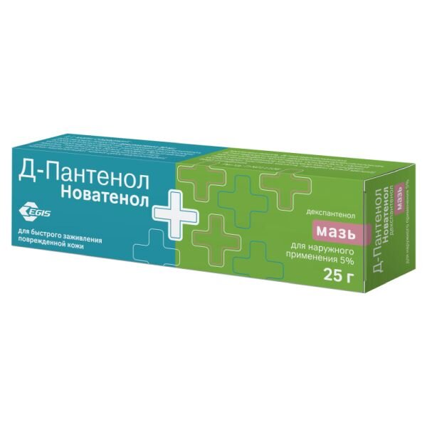 Д-пантенол Новатенол мазь 5% туба 25 г