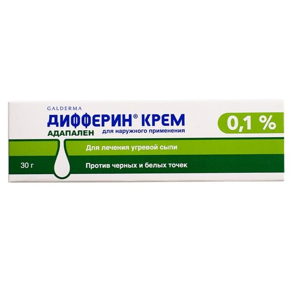 Дифферин крем 0,1% туба 30 г