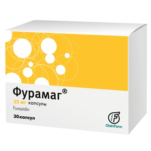 Фурамаг капсулы 25 мг 30 шт.