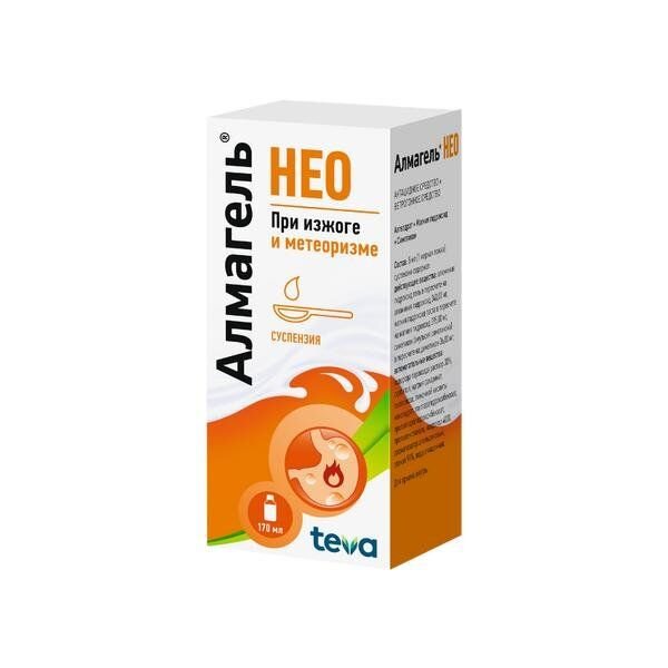 Алмагель Нео суспензия для приема внутрь 170 мл