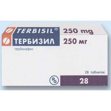 Тербизил таблетки 250 мг 28 шт.
