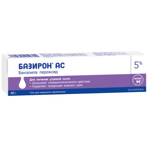 Базирон АС гель 5% 40 г