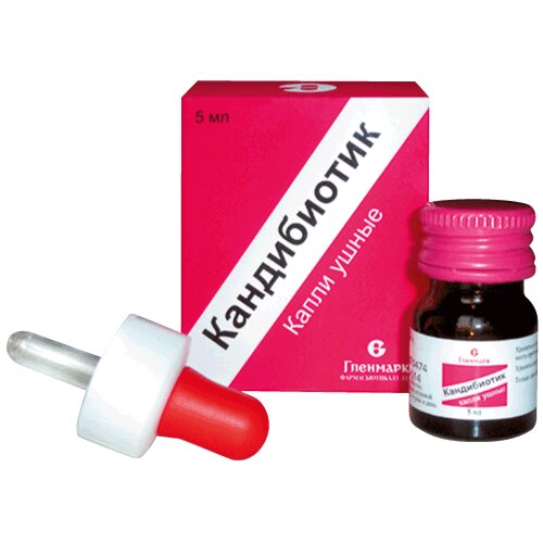 Кандибиотик капли ушные 5 мл