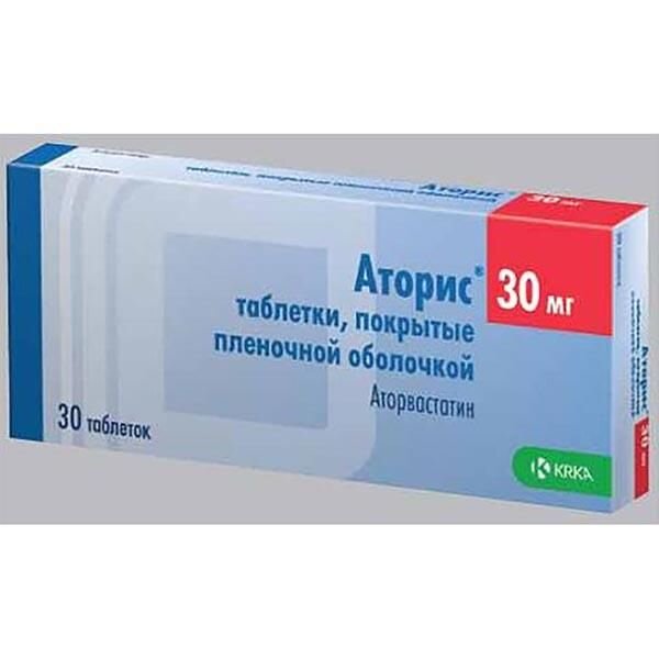 Аторис таблетки 30 мг 30 шт.