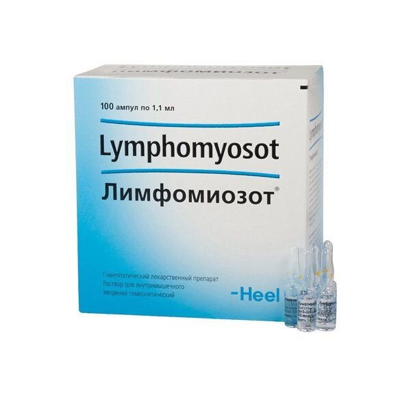 Лимфомиозот раствор для инъекций 1,1 мл ампулы 100 шт.