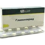 Глимепирид таблетки 2 мг 30 шт.
