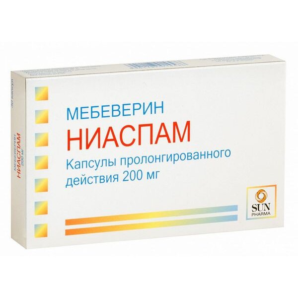 Ниаспам капсулы пролонг действия 200 мг 30 шт.