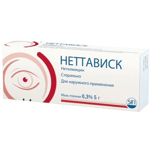 Неттависк мазь глазная 0,3% 5 г