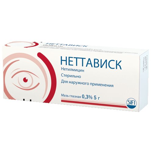 Неттависк мазь глазная 0,3% 5 г