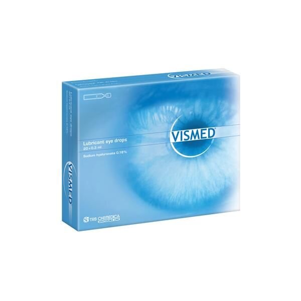 Визмед гидрогель офтальмологический 0,18% 0,3 мл тюбик-капельницы 20 шт.