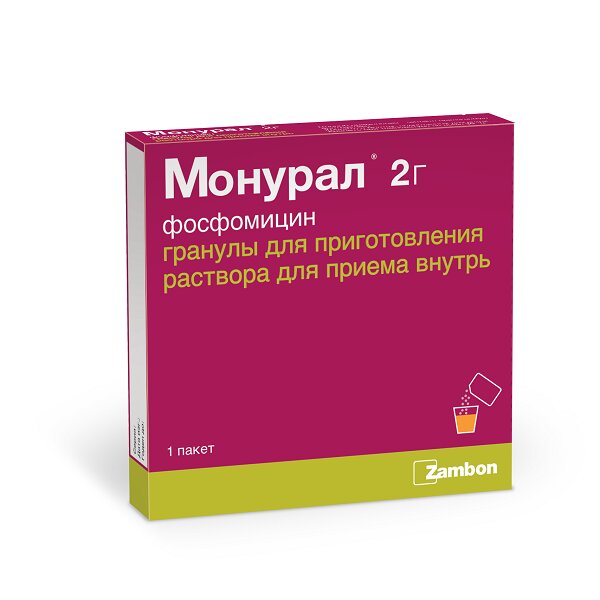 Монурал гранулы 2 г саше 1 шт.