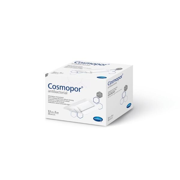 Повязка Hartmann Cosmopor Antibacterial самоклеящаяся 7,2х5 см 1 шт.