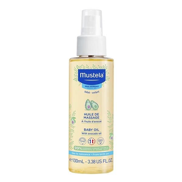 Масло-спрей массажное Mustela Bebe 0+ 100 мл