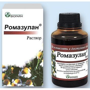 Ромазулан раствор для приема внутрь, местного и наружного применения 50 мл флакон 1 шт.