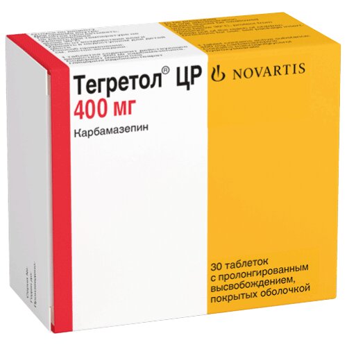 Тегретол ЦР таблетки пролонгированного действия 400 мг 30 шт.