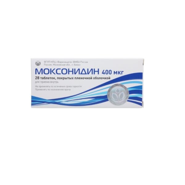 Моксонидин таблетки 0,4 мг 28 шт.