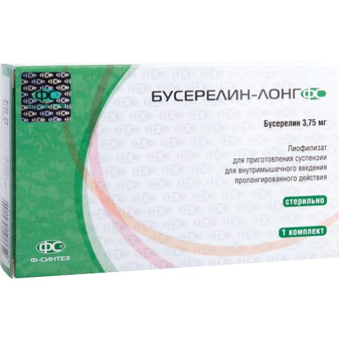 Бусерелин-Лонг ФС лиофилизат пролонгированного действия 3,75 мг 1 шт.