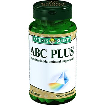 Мультивит комплекс АВС плюс Nature's Bounty таблетки 50 шт.