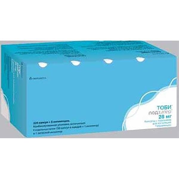 Тоби Подхалер капсулы 28 мг 224 шт.