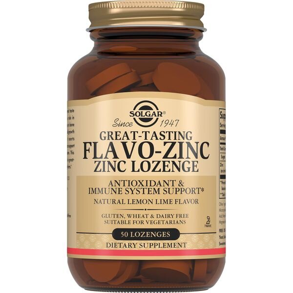 Флаво-цинк Solgar пастилки 50 шт.