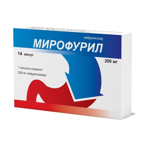 Мирофурил капсулы 200 мг 14 шт.