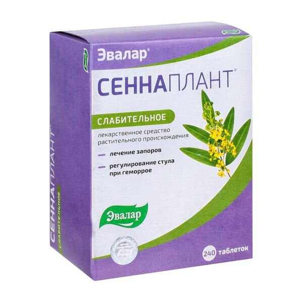 Сеннаплант Эвалар таблетки 240 шт.