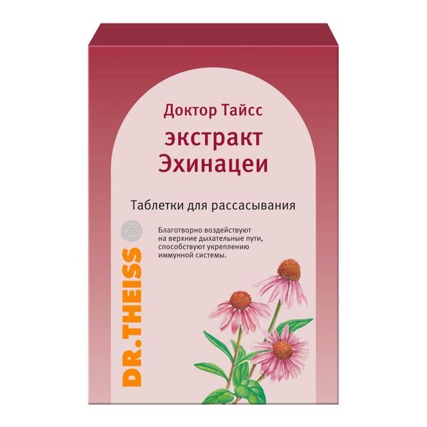 Доктор Тайсс Эхинацея таблетки для рассасывания 24 шт.