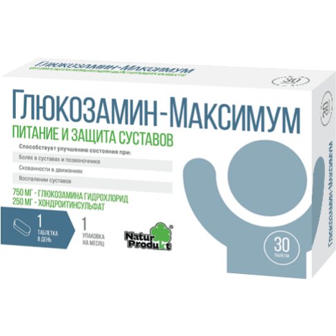 Глюкозамин-Максимум таблетки 60 шт.