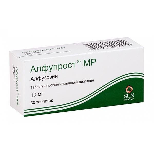 Алфупрост МР таблетки пролонгированного действия 10 мг 30 шт.