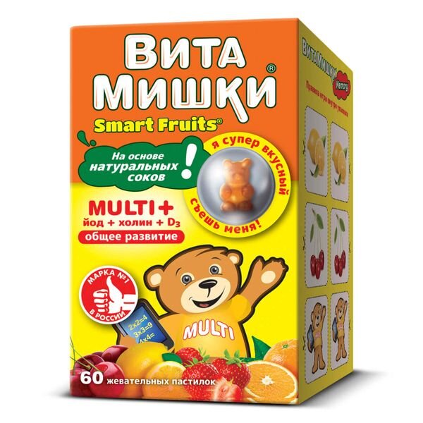 ВитаМишки Мульти+ жевательные пастилки 60 шт.
