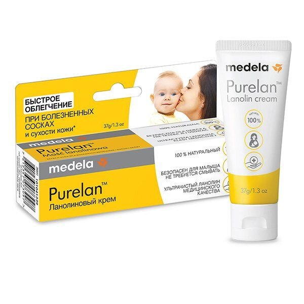 Крем ланолиновый Medela Purelan 100 средство для сосков 37 г