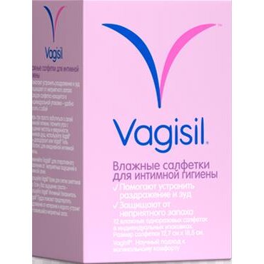 Вагисил салфетки влажные для интимной гигиены 12 шт.