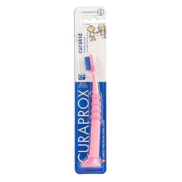 Детская зубная щетка Curaprox Curakid с гуммированной ручкой 4260 с 0 до 4 лет