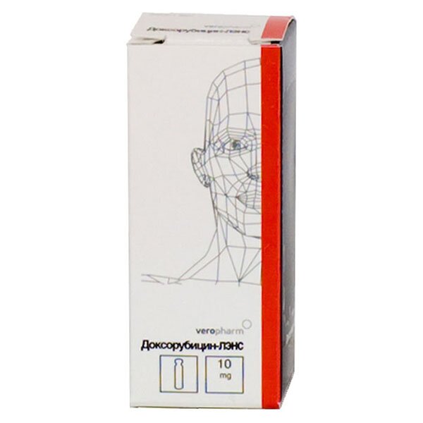 Доксорубицин-ЛЭНС лиофилизат 10 мг