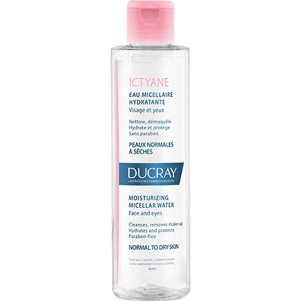 Вода мицеллярная для лица и глаз Ducray Ictyane Увлажняющая 200 мл