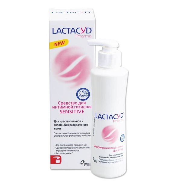 Lactacyd Pharma Sensitive для интимной гигиены для сверхчувствительной кожи 250 мл